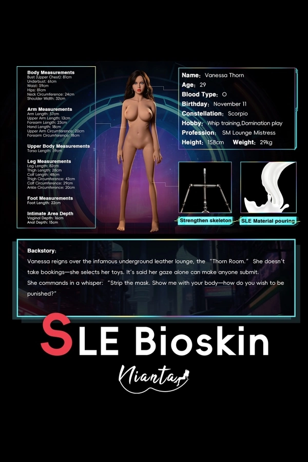 158cm E cup #S22 Vanessa Thorn